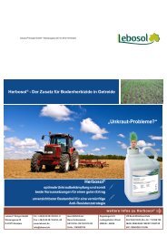 Aquasol Herbosol - Lebosol Dnger GmbH