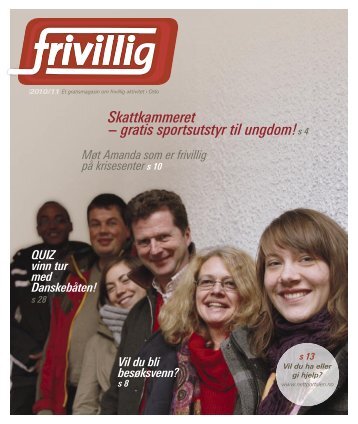 Les magasinet Frivillig, om frivillig aktivitet i Oslo