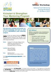 Kickstart & Strengthen Your Mentoring Program - Australian Youth ...