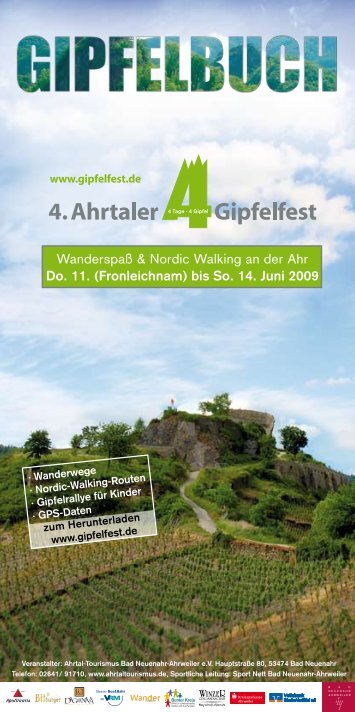 Wanderspaß & Nordic Walking an der Ahr Do. 11 ... - 4 Gipfel