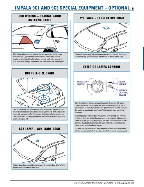 2012 Chevrolet Police Technical Manual (pdf) - GM Fleet