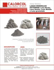 lanas minerales estandar - Calorcol