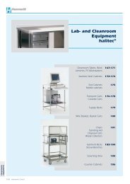 Lab- and Cleanroom Equipment halitec® - Hammerlit