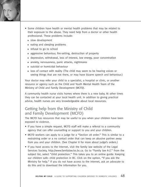 a guide to supporting children exposed to domestic violence