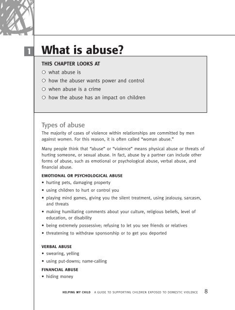 a guide to supporting children exposed to domestic violence