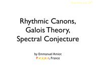 Rhythmic Canons, Galois Theory, Spectral Conjecture