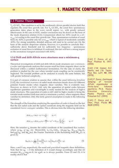 1. magnetic confinement - ENEA - Fusione