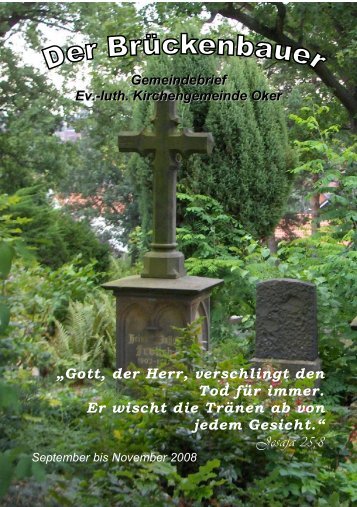 Gemeindebrief 2008-04 - Kirchengemeinde Oker
