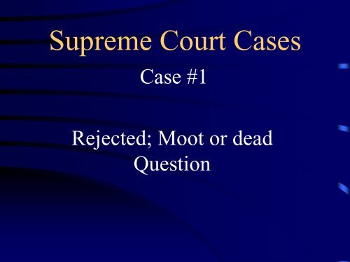 Supreme Court Jurisdiction