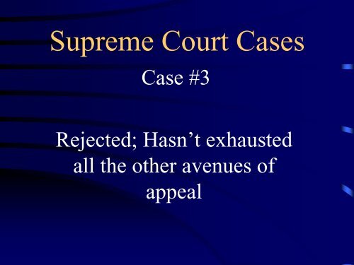 Supreme Court Jurisdiction