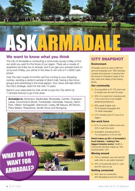 Volume 39 April 2012 (PDF 1.38 MB) - City of Armadale