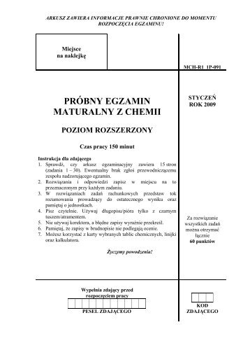 Poziom rozszerzony - dlaStudenta.pl