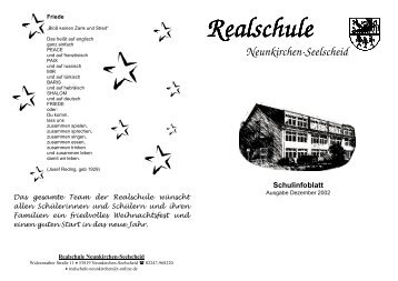 Claerchen Dezember 2002 - Clara-Schumann-Realschule