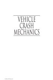 VEHICLE CRASH MECHANICS - Roadsafe LLC