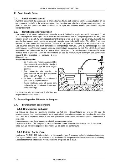 Guide et manuel de montage - KLARO GmbH