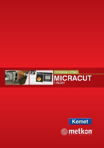 MICRACUT 176 and 201 complete catalogue - Kemet