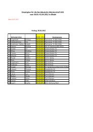 01.04.2012 in Glinde - Hamburger Badminton Verband