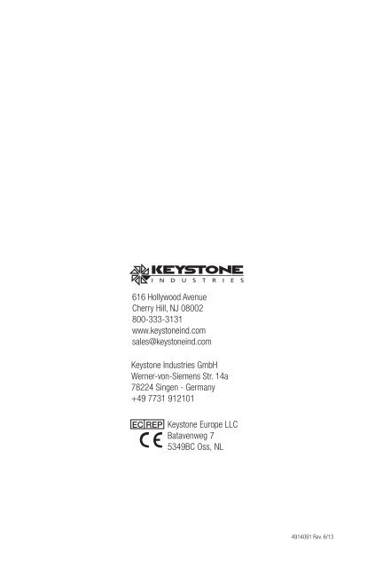 DIAMOND DÂ® HEAT CURE ACRYLIC - Keystone Industries