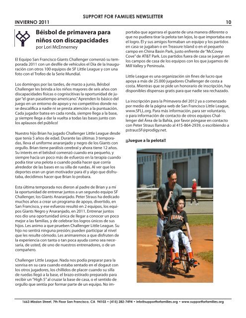 InclusiÃ³n - Support for Families of Children with Disabilities