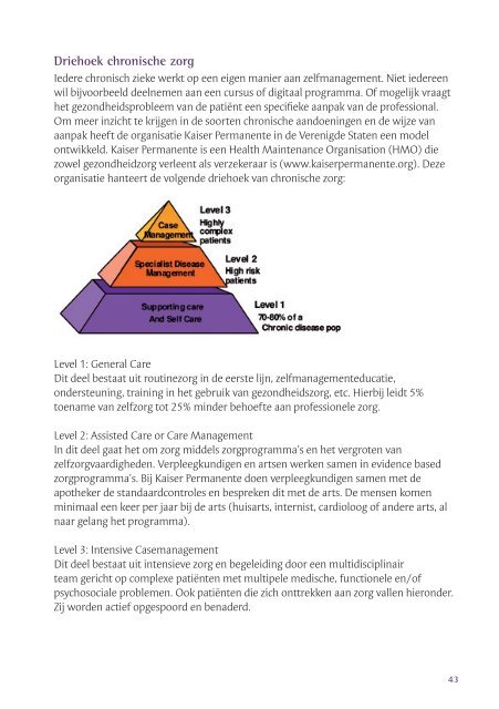 Ondersteun zelfmanagement van chronisch zieken - Vilans