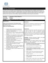 ILO Programme Assistant Migration UN GS 6 - United Nations in Sri ...