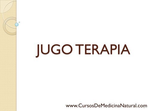 jugoterapia