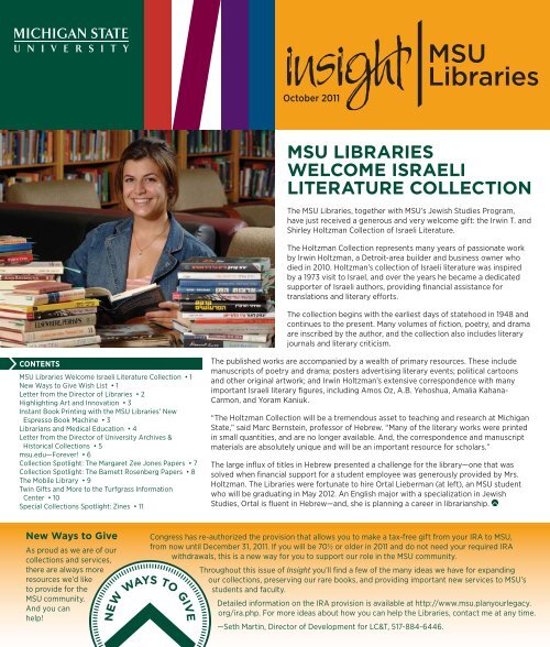 msu libraries israeli literature collection Parent Directory
