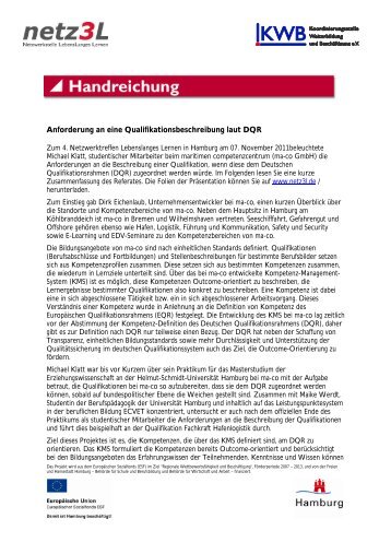 Handreichung - Netz3L