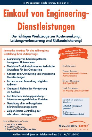 Einkauf von Engineering-Dienstleistungen - Dr. WÃ¼pping Consulting ...