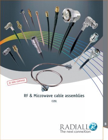 Radiall RF & Microwave Cable Assemblies Pdf - Northern Connectors