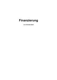 Finanzierung - bartlweb