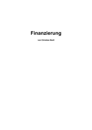 Finanzierung - bartlweb