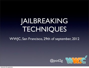 Jailbreaking Techniques - Reverse Engineering Mac OS X