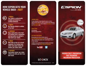 to download our flyer - Lojack