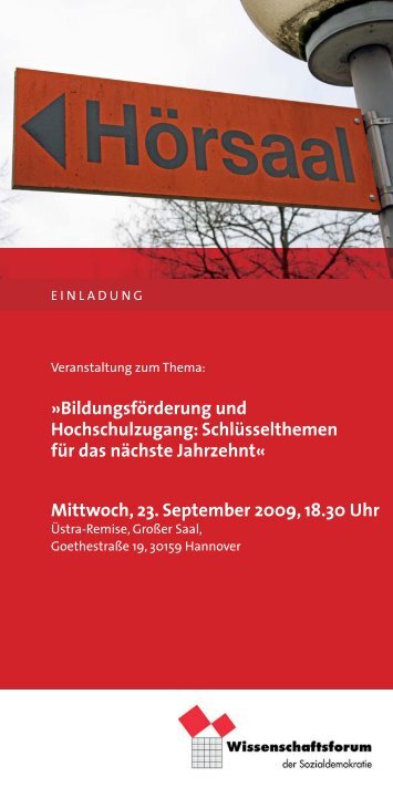 Einladung zum Wissenschaftsforum als pdf - Jusos ...