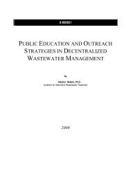 public education and outreach strategies in decentralized ...