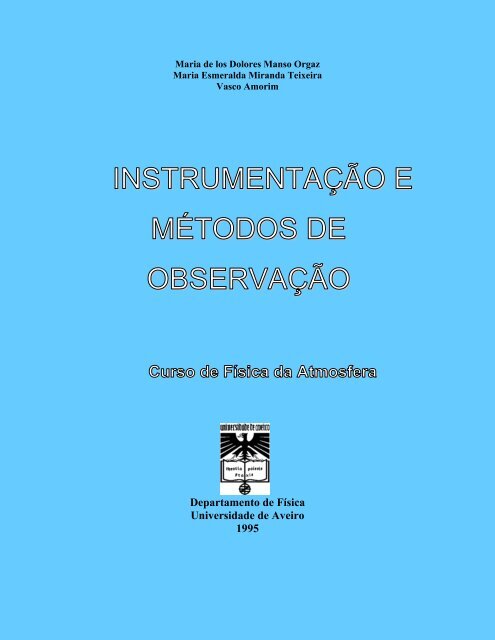 IMO - Torre: Tempo e Clima - Universidade de Aveiro