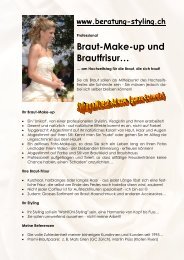 Braut-Make-up und Brautfrisur (pdf) - Studio Susanne Lamprecht