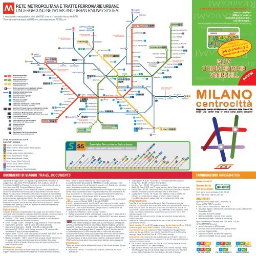 TESSERA RICARICABILE ATM - Comune di Milano