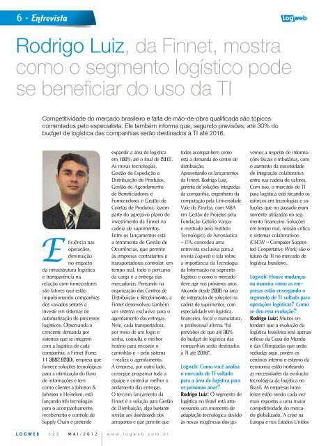 EdiÃ§Ã£o 123 download da revista completa - Logweb