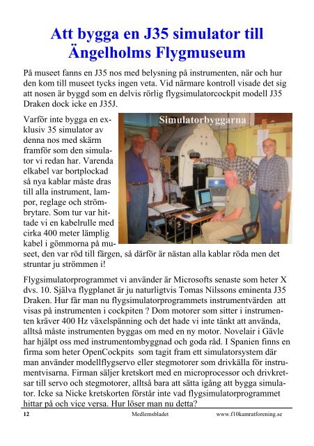 Medlemsblad nr 21 S.pub - Ãngelholms Flygmuseum