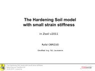 The Hardening Soil model with small strain stiffness - Zace Services ...