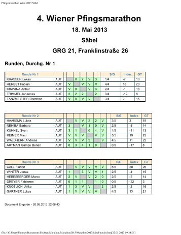 SÃ¤bel - Fechten an der USI und im ASC Wien