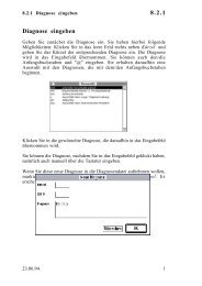 8.2.1 Diagnose eingeben