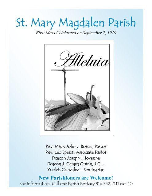 St. Mary Magdalen Parish - Saint Mary Magdalen Catholic Church