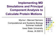Implementing MD Simulations and Principal Component Analysis to ...