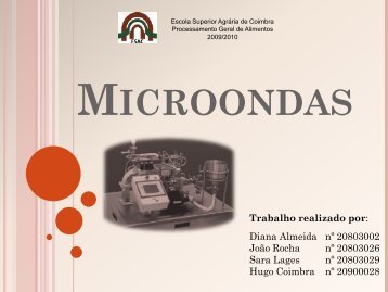 aquecimento por microondas - ESAC