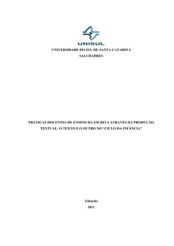 Modelo de Tese - Unisul
