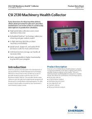 CSI 2130 Machinery Health Collector - Emerson Process Management