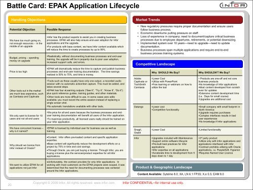 EPAK - Infor